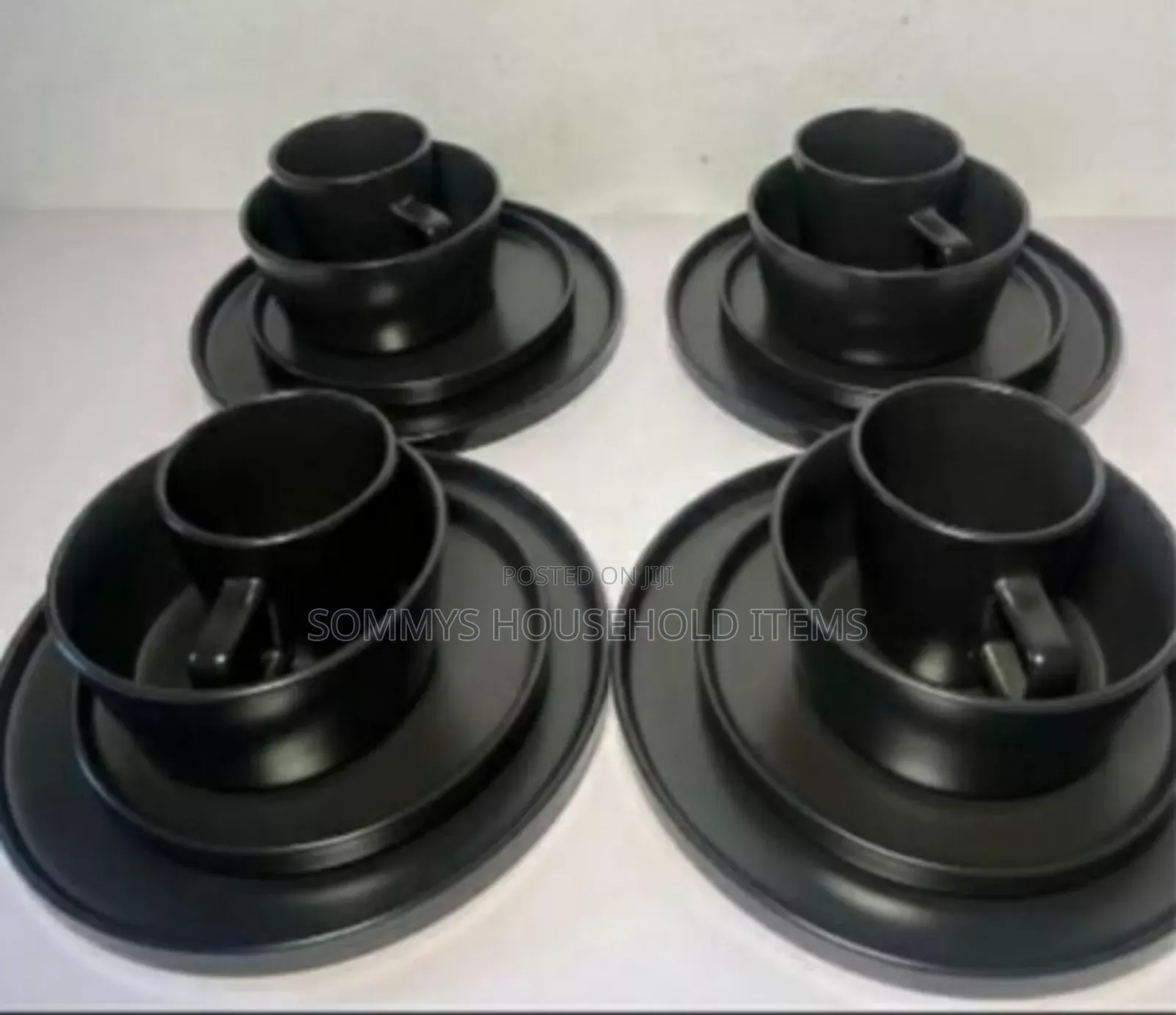 16pcs Stoneware Dinner Set Plates