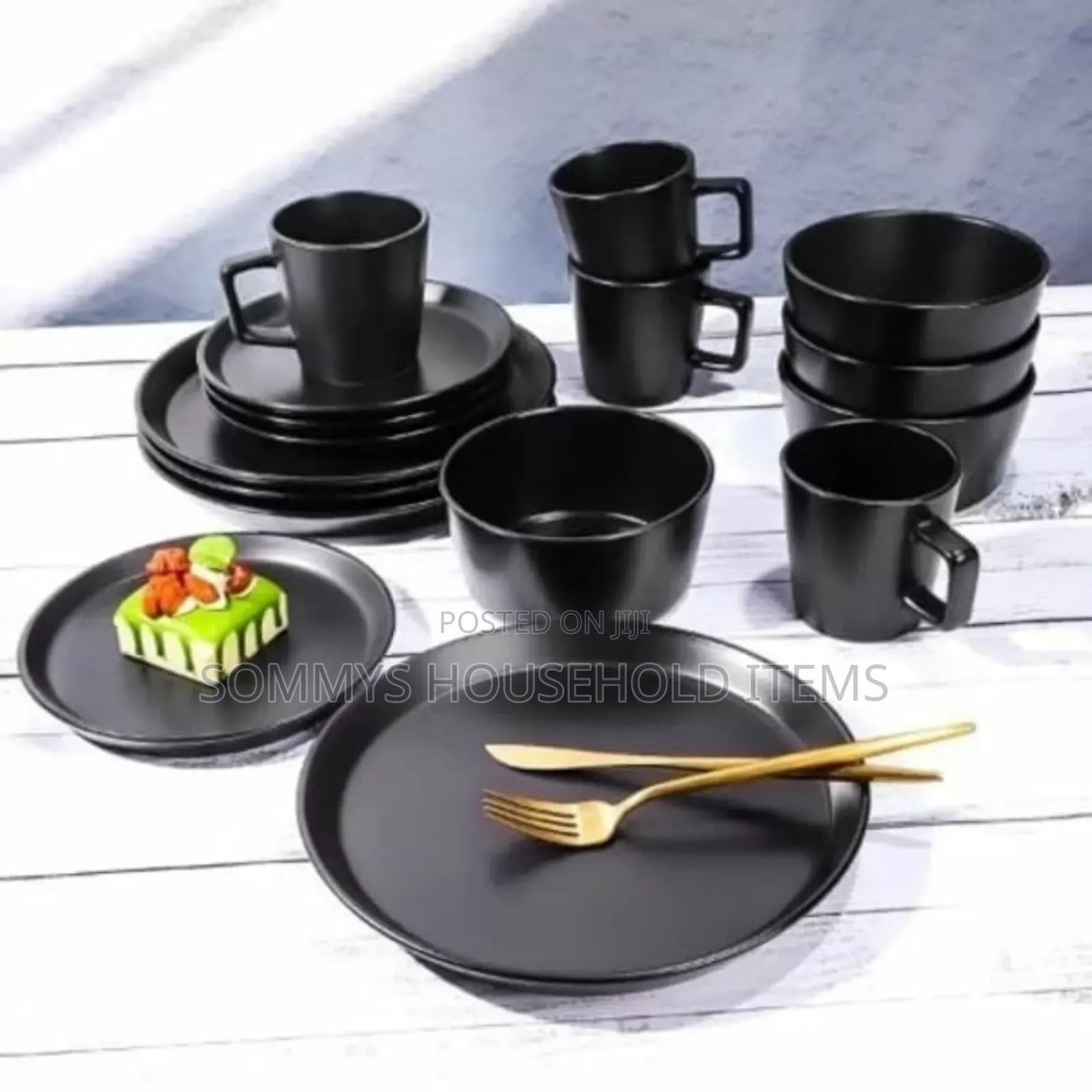 16pcs Stoneware Dinner Set Plates