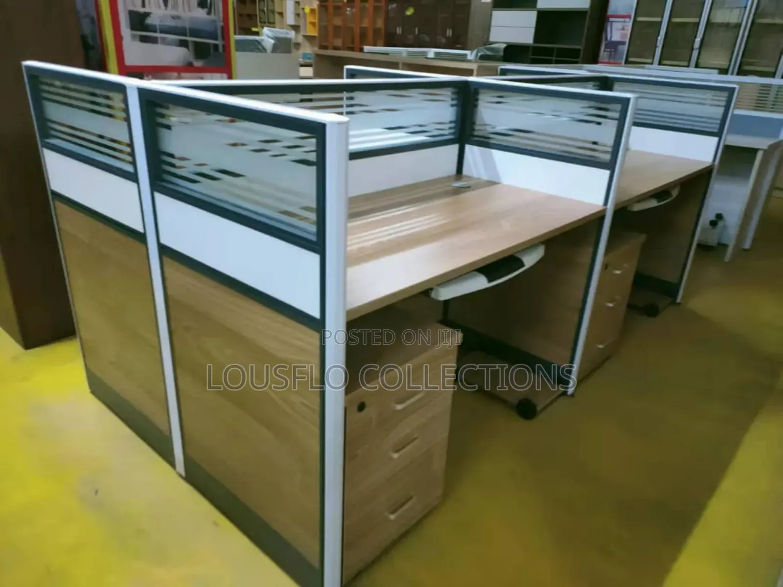4 Seaters Quality Office Work Station Table