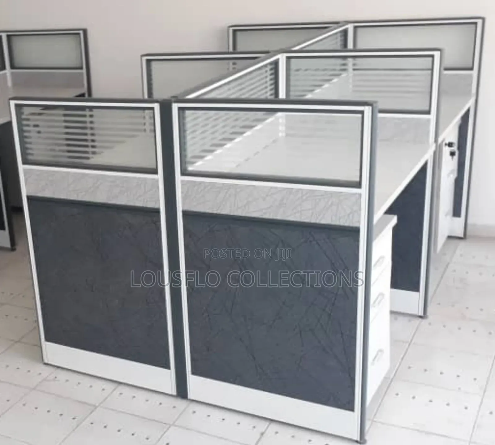 4 Seaters Quality Office Work Station Table