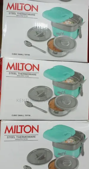 Milton Steel Thermoware Insulated Small Cubic Tiffin