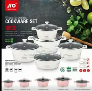 High Quality 10pcs Jio Cookware Pot Set