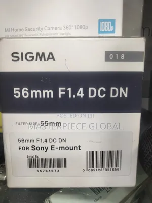 Sigma 56mm F1.4 Dc Dn Sony Lens