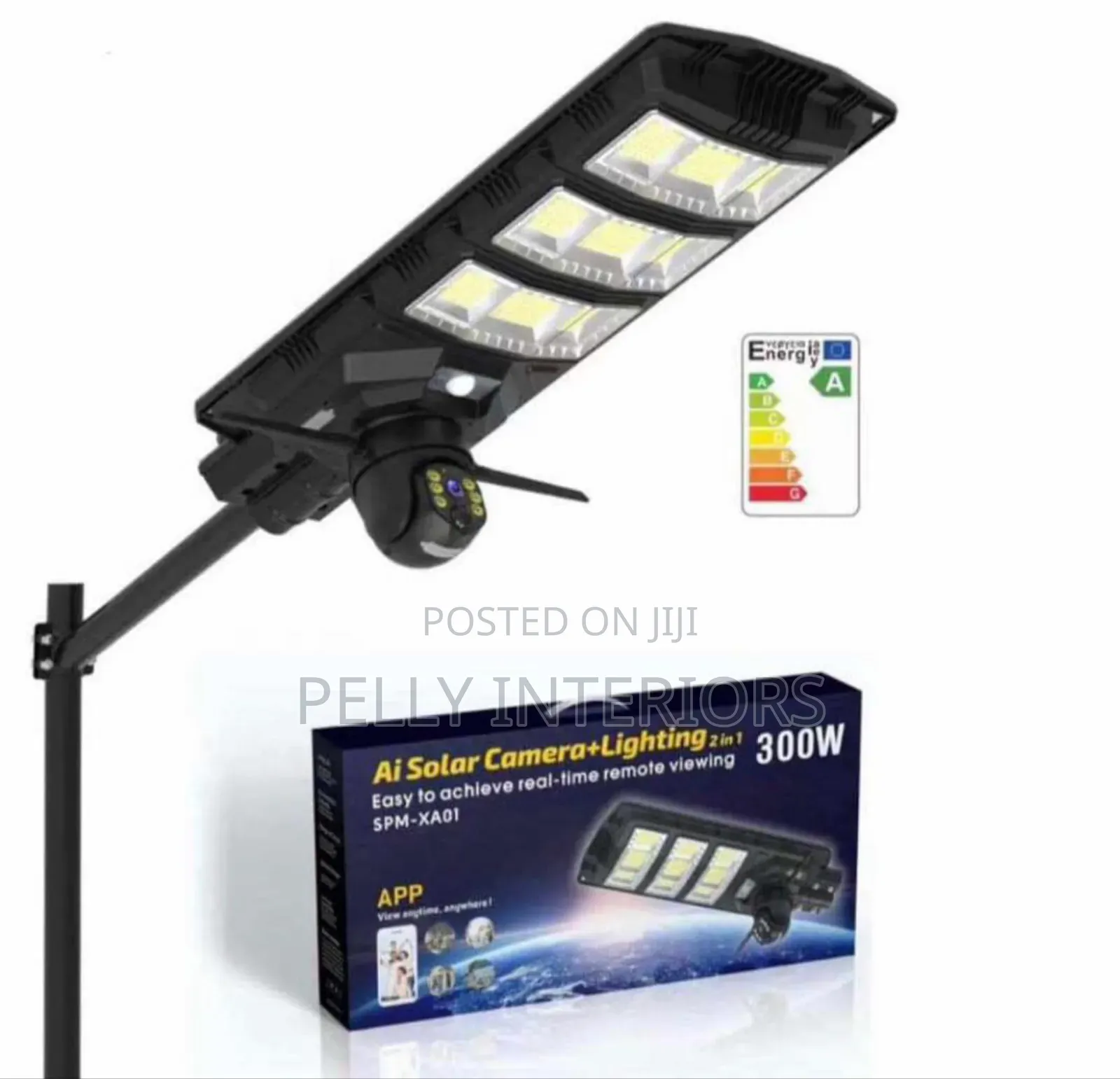 300w Solar Energy With CCTV Camera