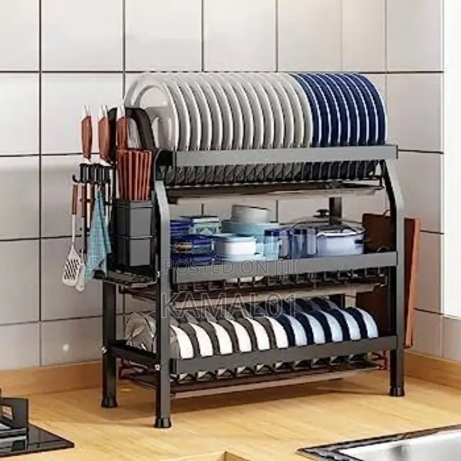 Dish Rack Large 3 Tier Dish Drying Rack