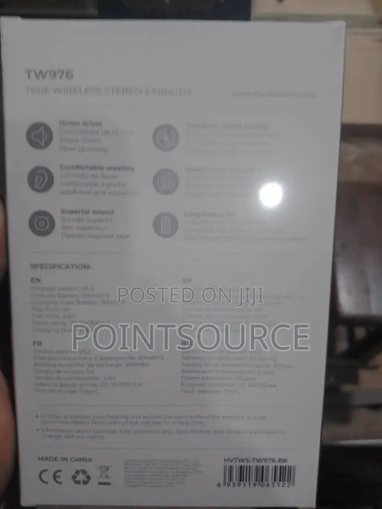Havit TW976 True Wireless Stereo Earbuds