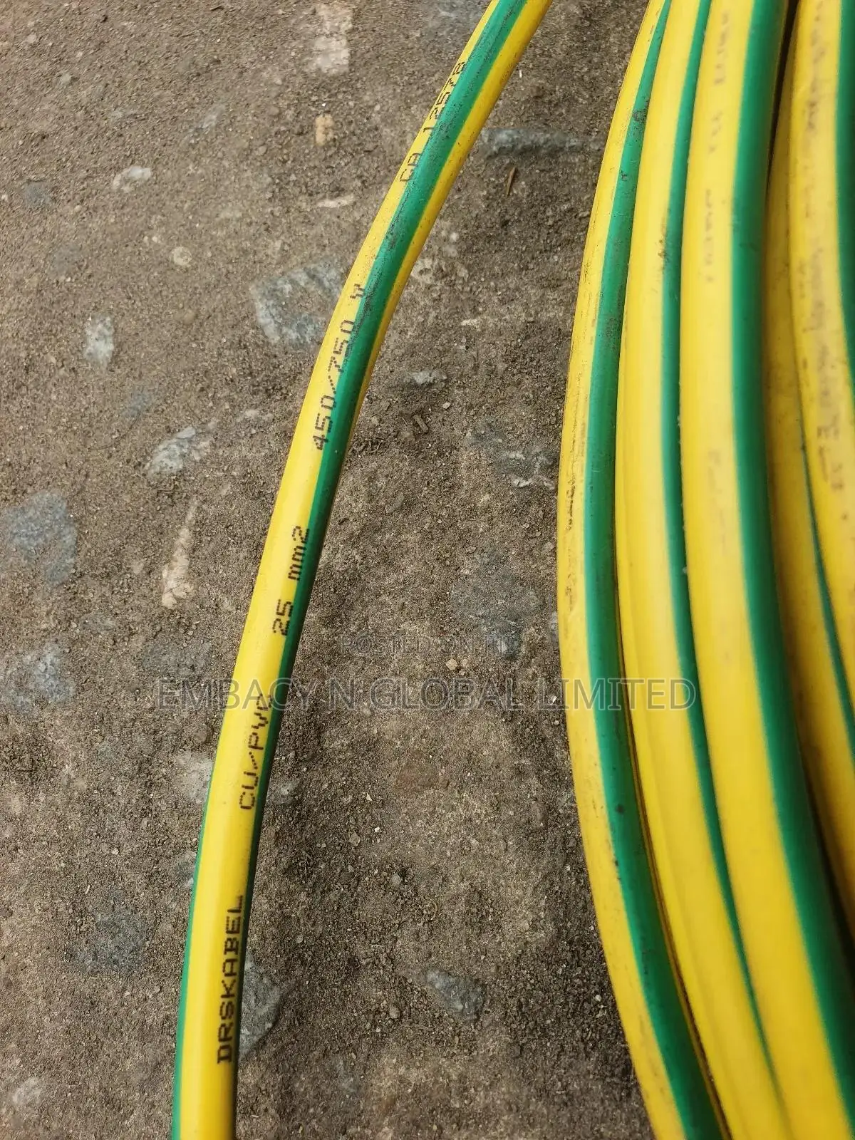 25mm Single PVC/PVC Cable