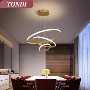 3 Ring Dropping LED Ceiling Pendant Decor