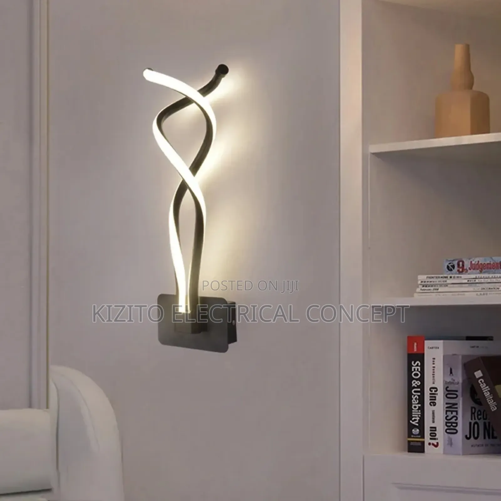 LED Spiral Wall Lamp Star Light Lobby Suit