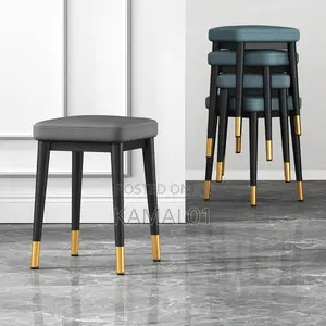 Backless Vanity Stool Chair