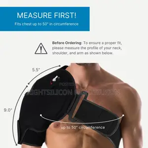 USA Natracure Hot or Cold Therapy Shoulder Ice Pack Wrap