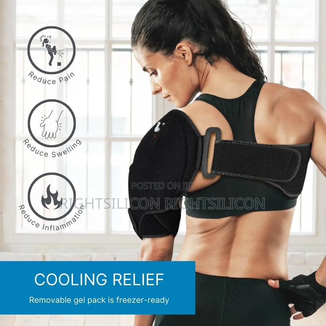 USA Natracure Hot or Cold Therapy Shoulder Ice Pack Wrap