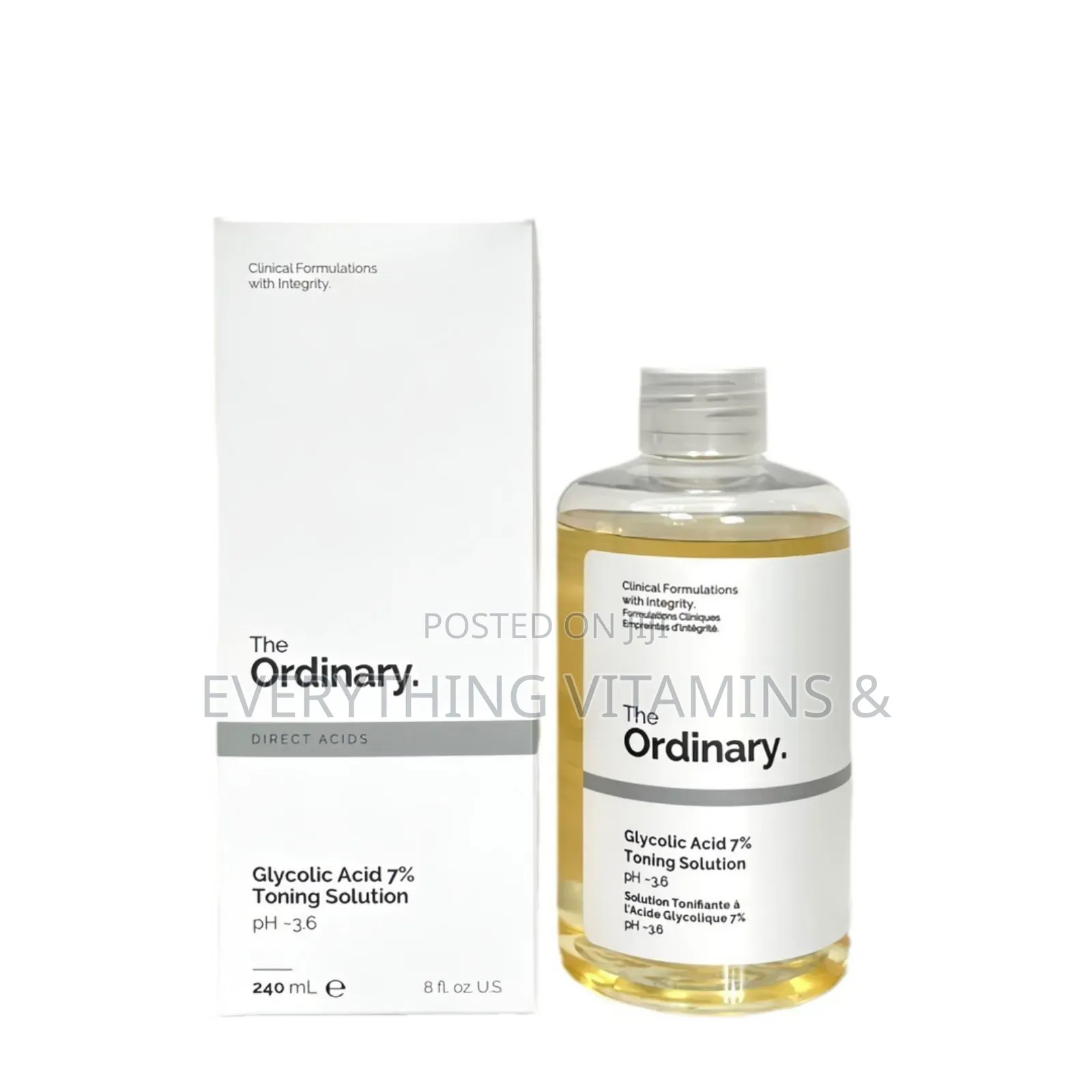 The Ordinary Glycolic Acid 7% Toning Solution Toner – 240ml
