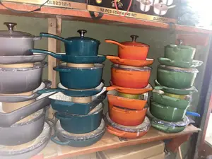 7 Pieces Iron Cast Cookware Set