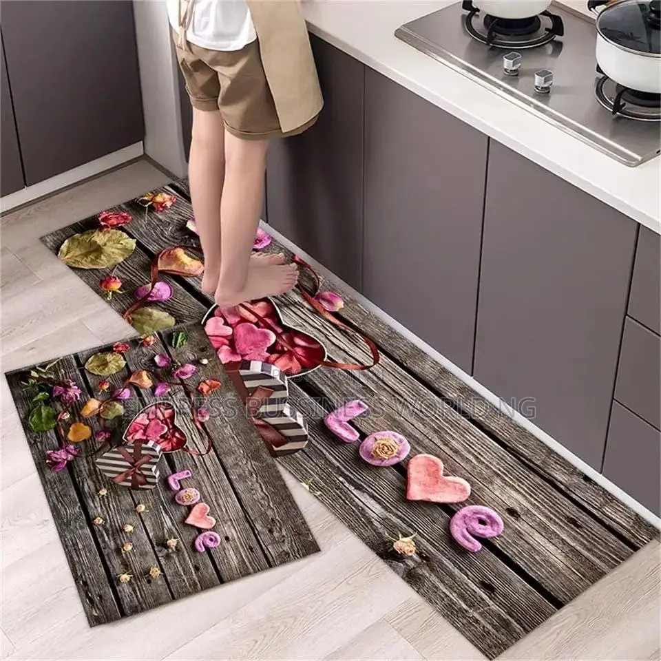 2 Pieces Kitchen Runner Mats
