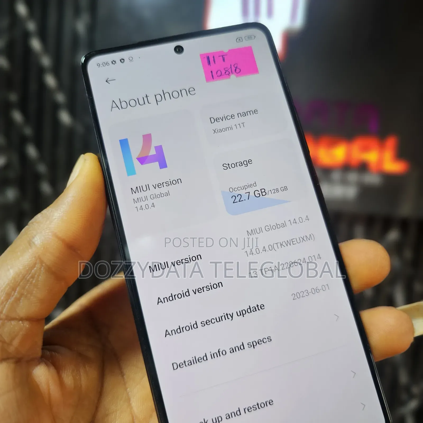 Xiaomi 11T 128 GB Black