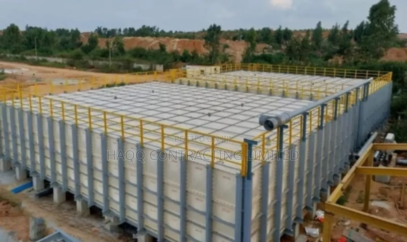 1000m3 GRP Fibreglass Water Tanks - Haqq Contracting Limited Price ...