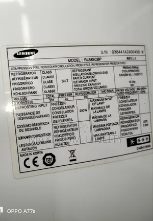 Samsung 301 LTRS Korea Used Fridge Wit Low Energy Consume