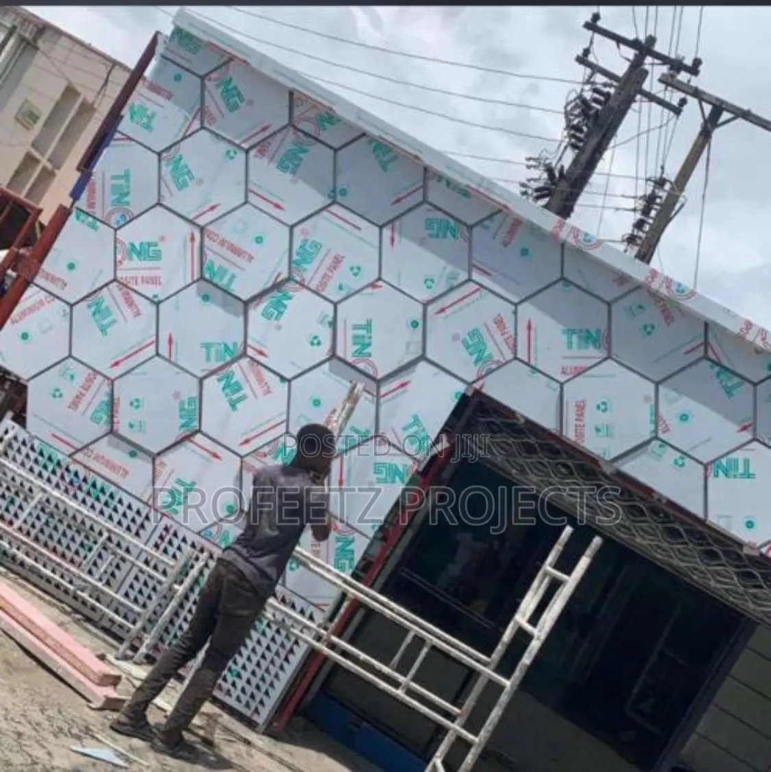 Wall Cladding,Alucoboard Cladding,Perforated Alucoboard,3D