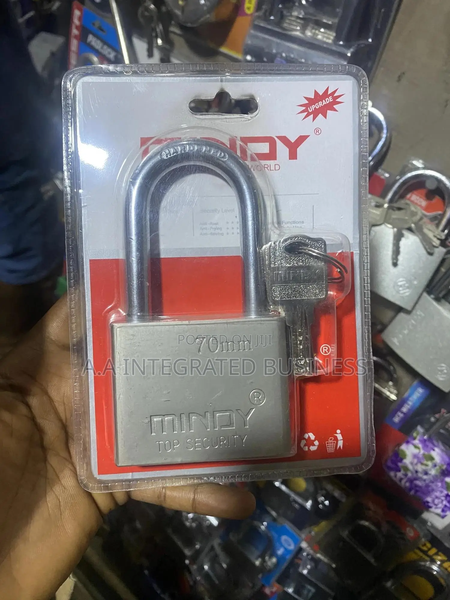 Mindy 70cm Top Security Padlock