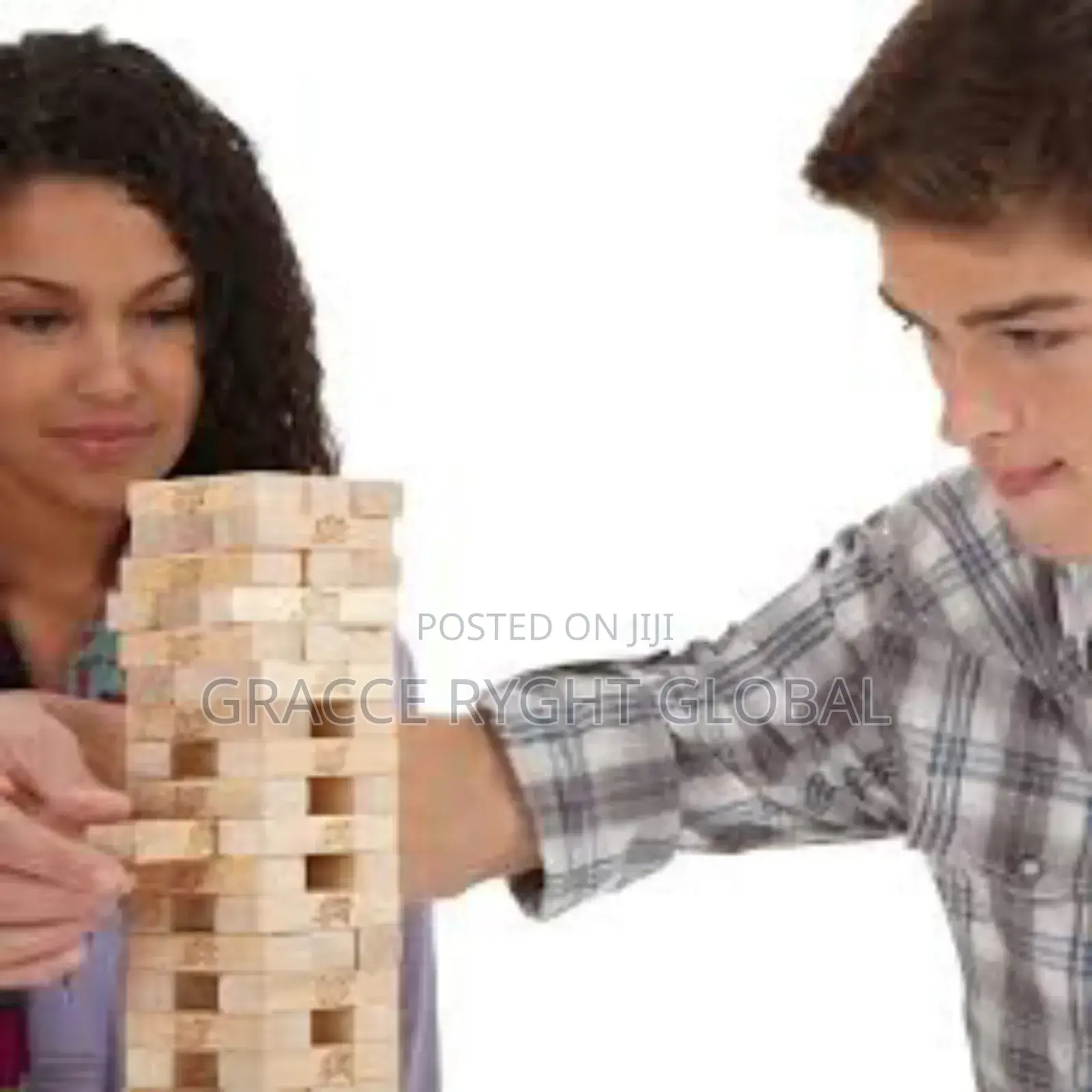 72pcs Jenga Wooden Blocks