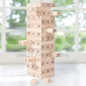 54pcs Jenga Wooden Puzzle