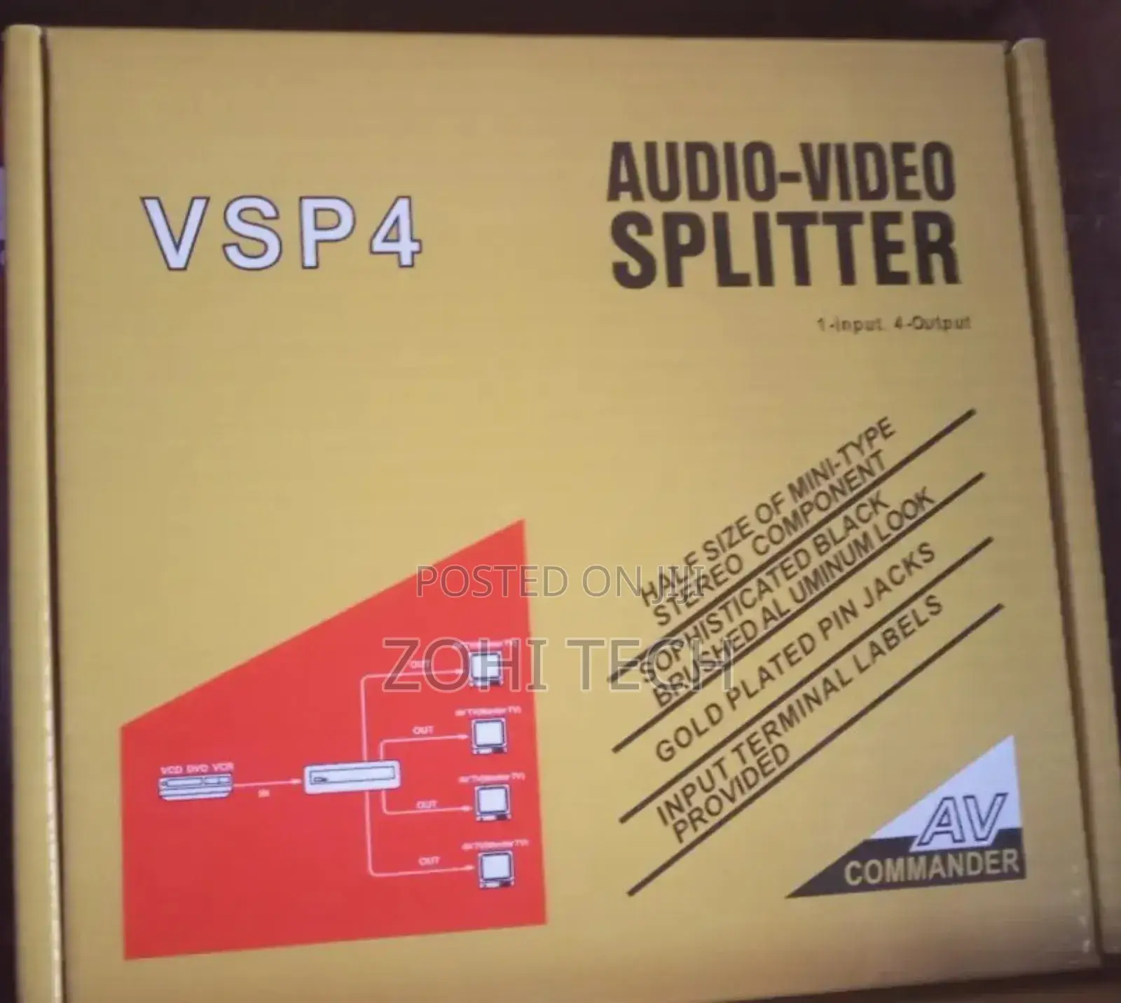 4port AV Splitter