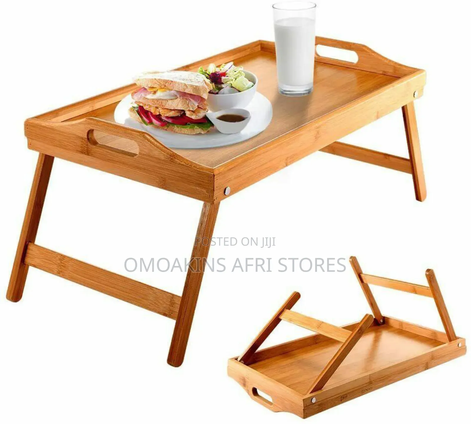 Bamboo Tray With Stand