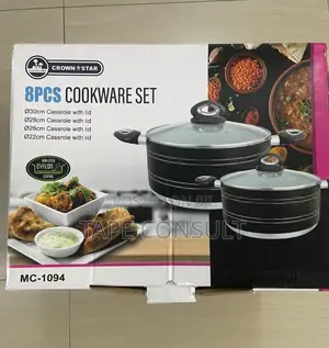 Master Chef 8pc Cookware Set