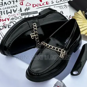 Original Dolce Gabbana Italian Leather Shoe for Men