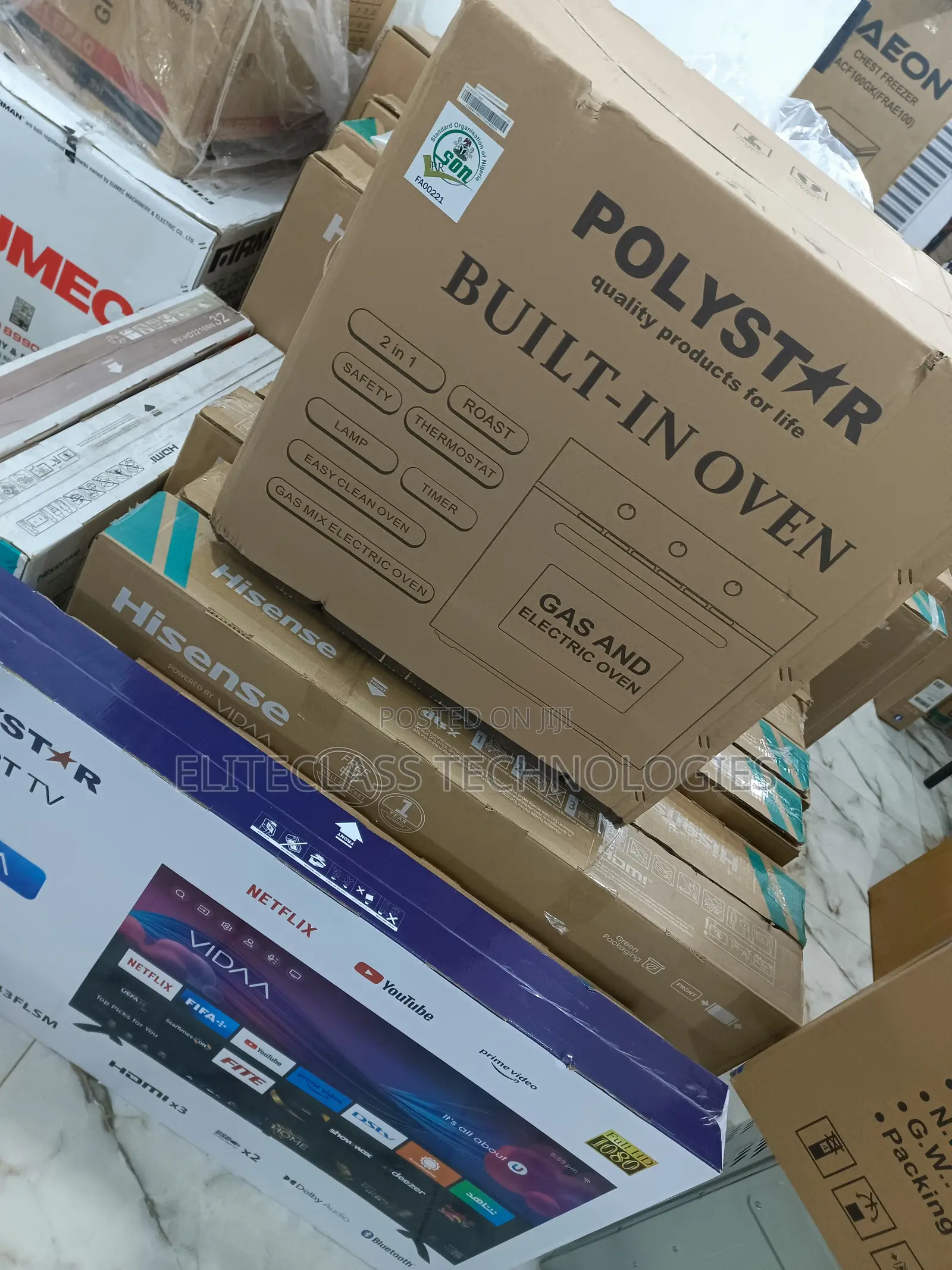 Premium Polystar Built-in Oven ''Pv-Eg271bb''