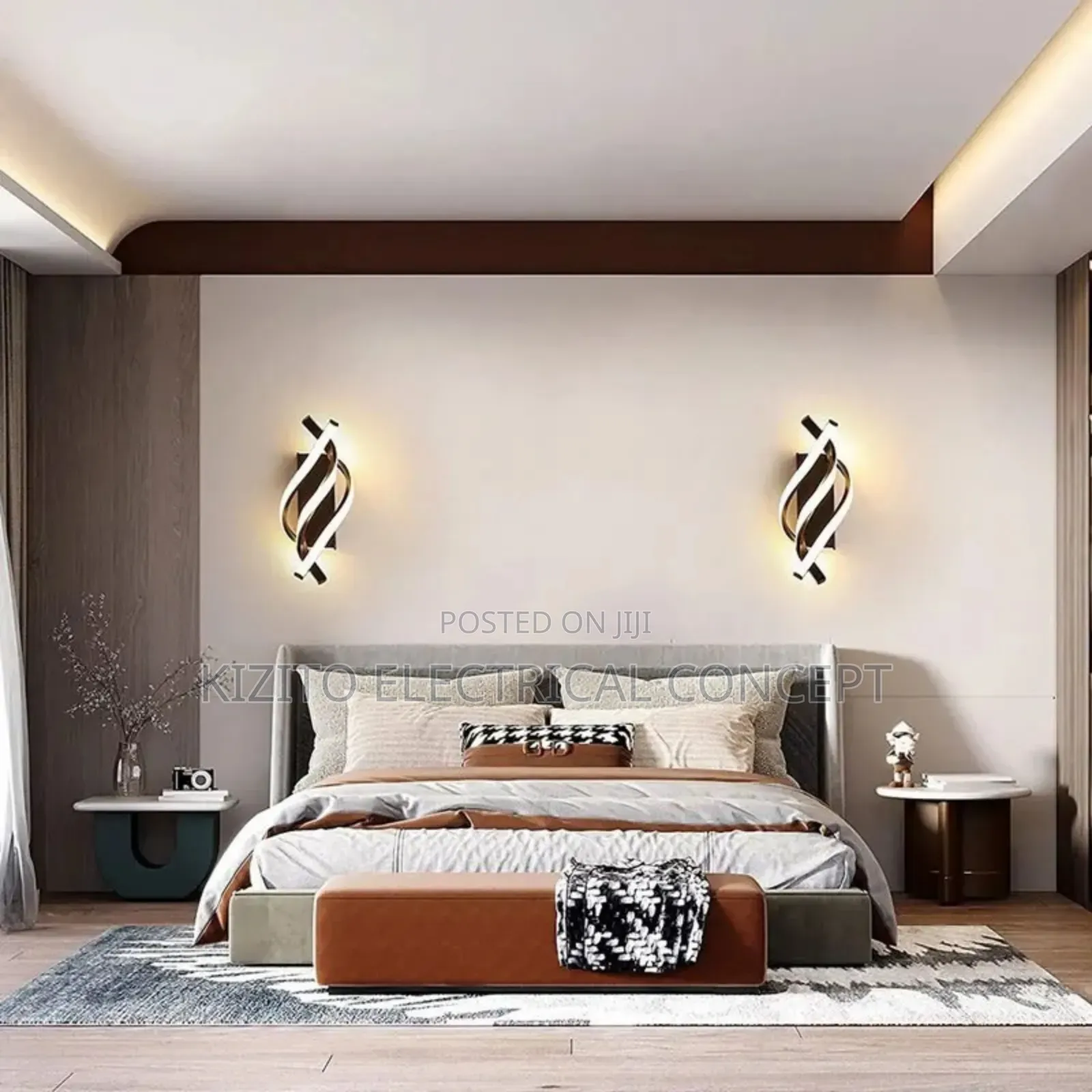 LED Spiral Wall Lamp