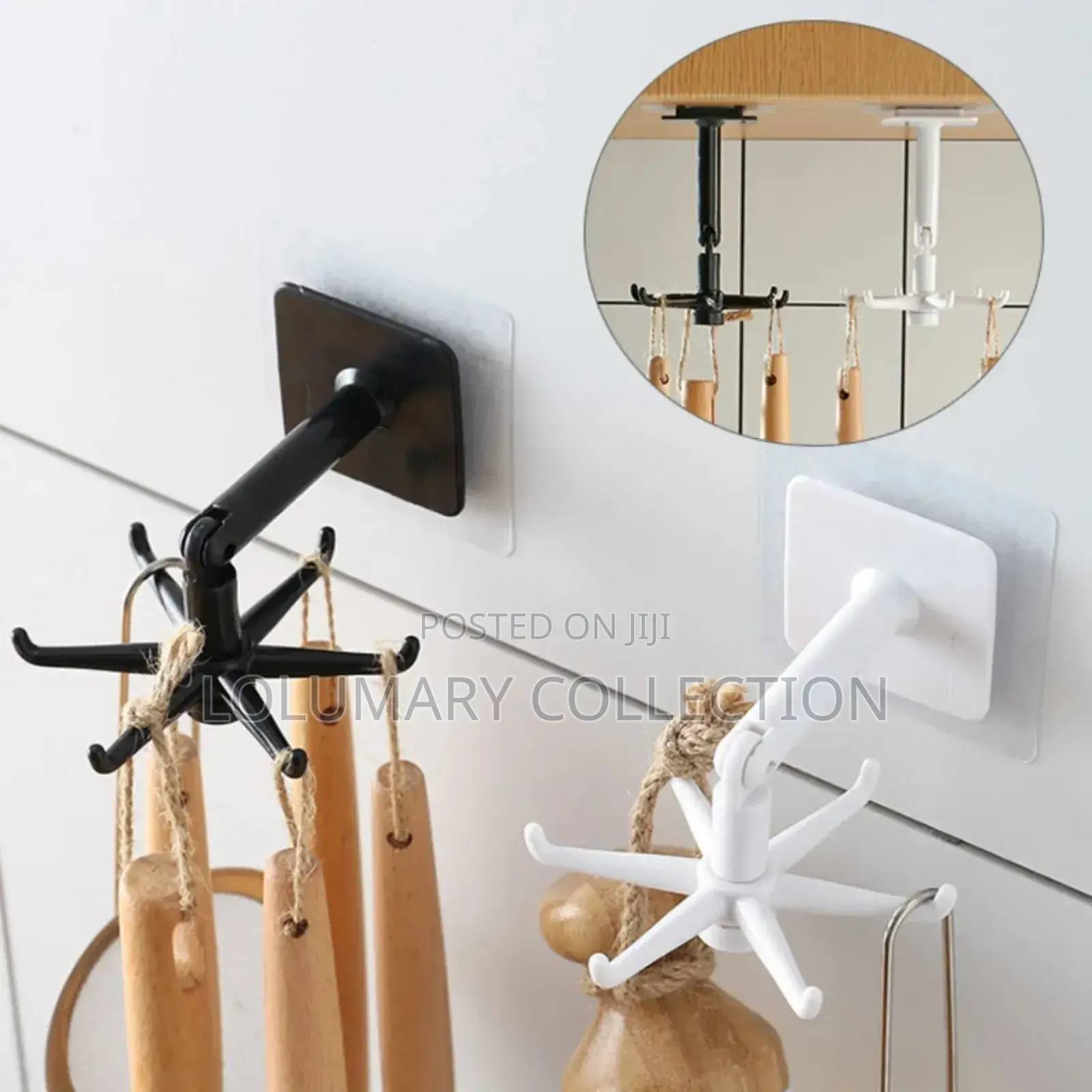 Rotating Wall Hook 360 Degree Rotatable Wall Mounted Hanger