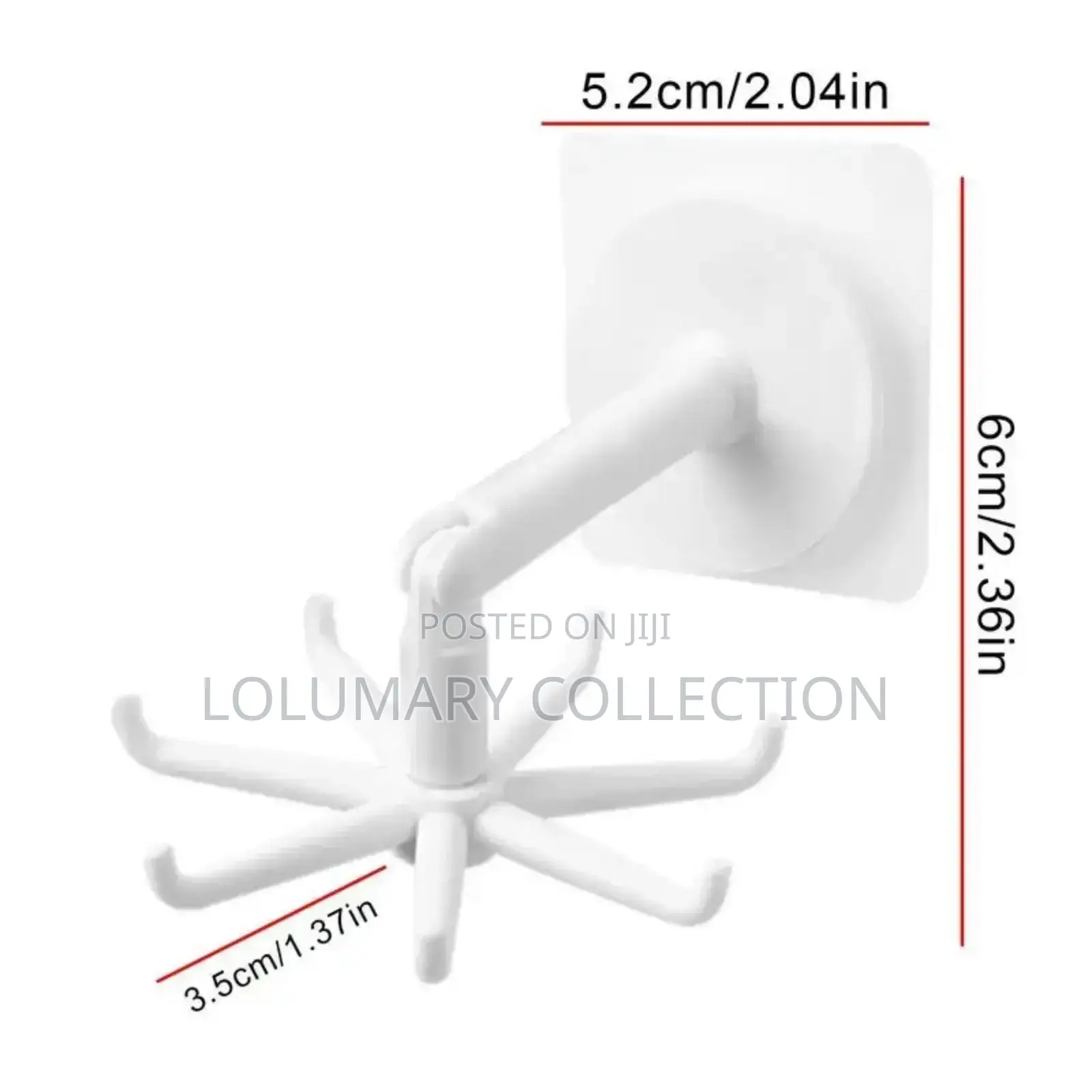 Rotating Wall Hook 360 Degree Rotatable Wall Mounted Hanger