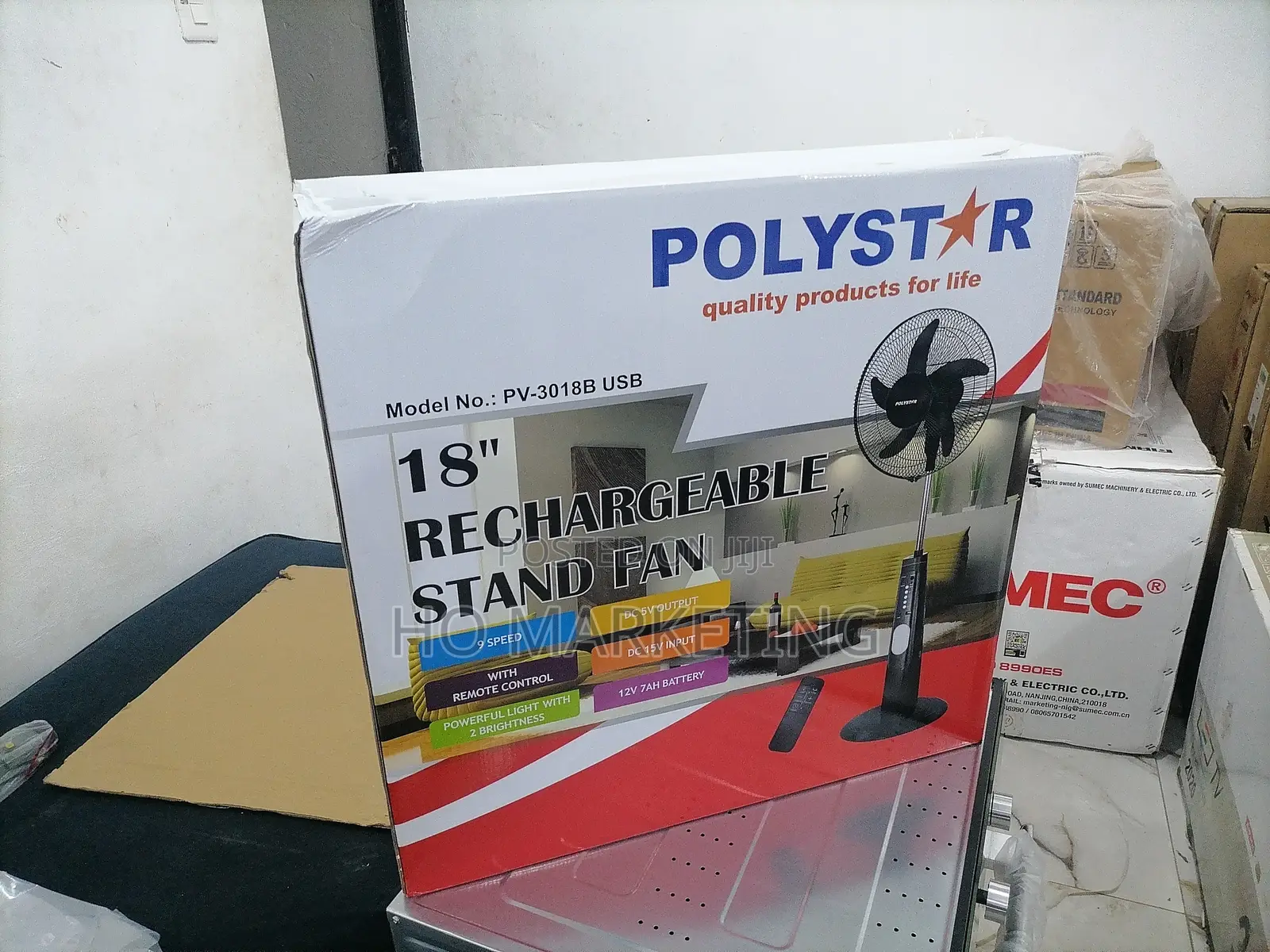 The Standard Polystar 18' Rechargable Stand Fan in Apapa - Home ...