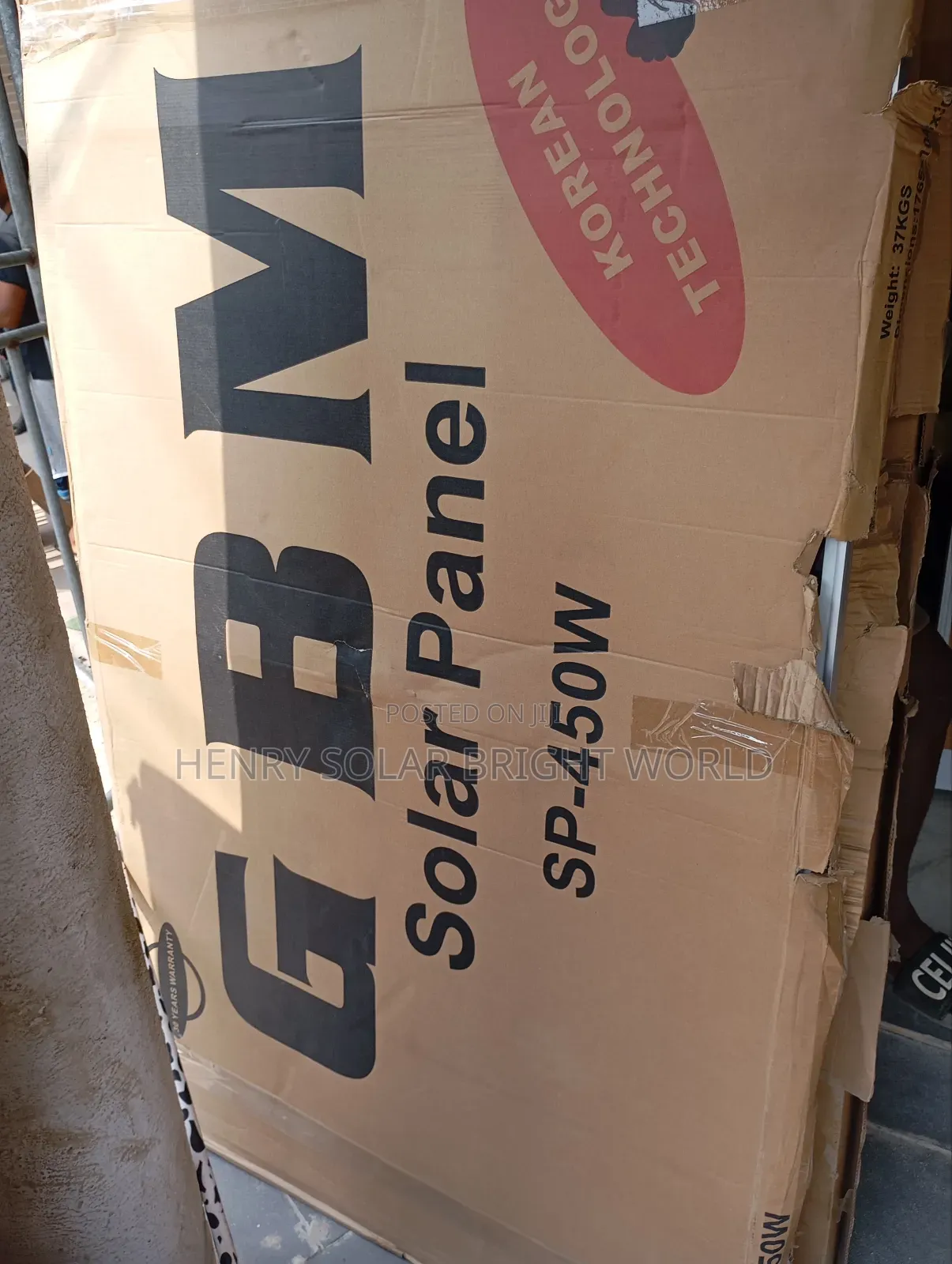 GBM 450w Solar Panel