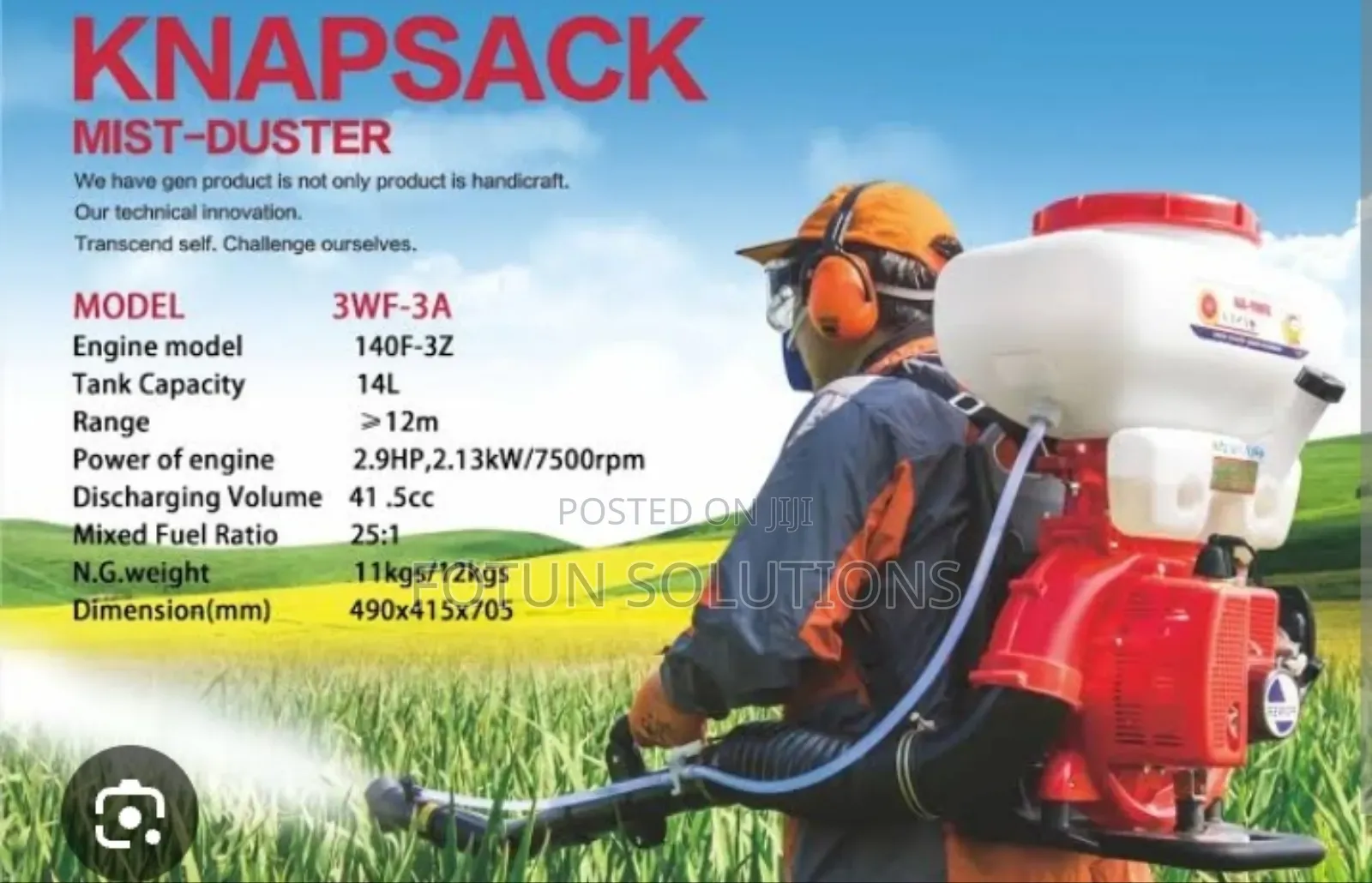 Knapsack Mist Duster
