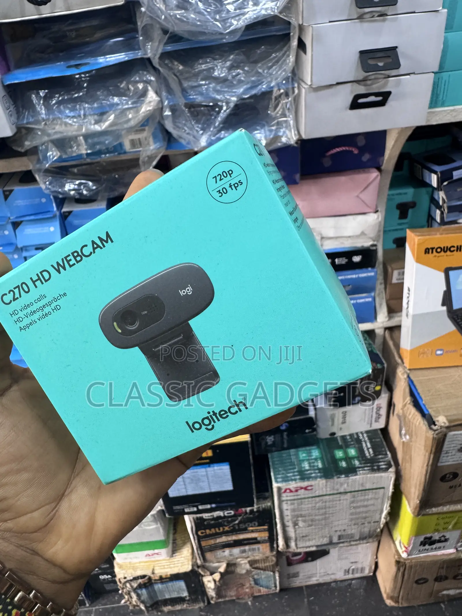 Logitech C270 Hd Webcam, 1280 Pixels X 720 Pixels
