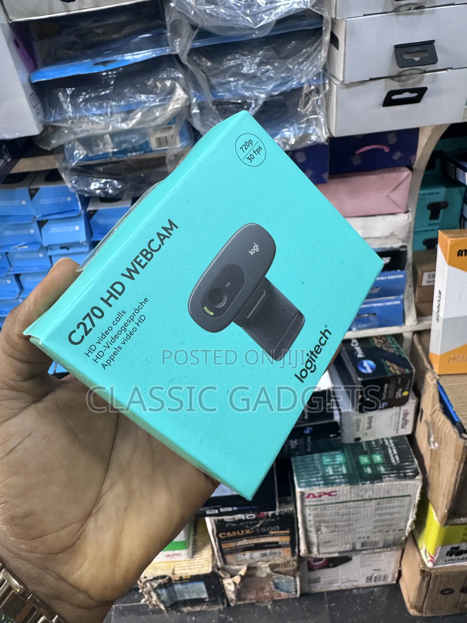 Logitech C270 Hd Webcam, 1280 Pixels X 720 Pixels
