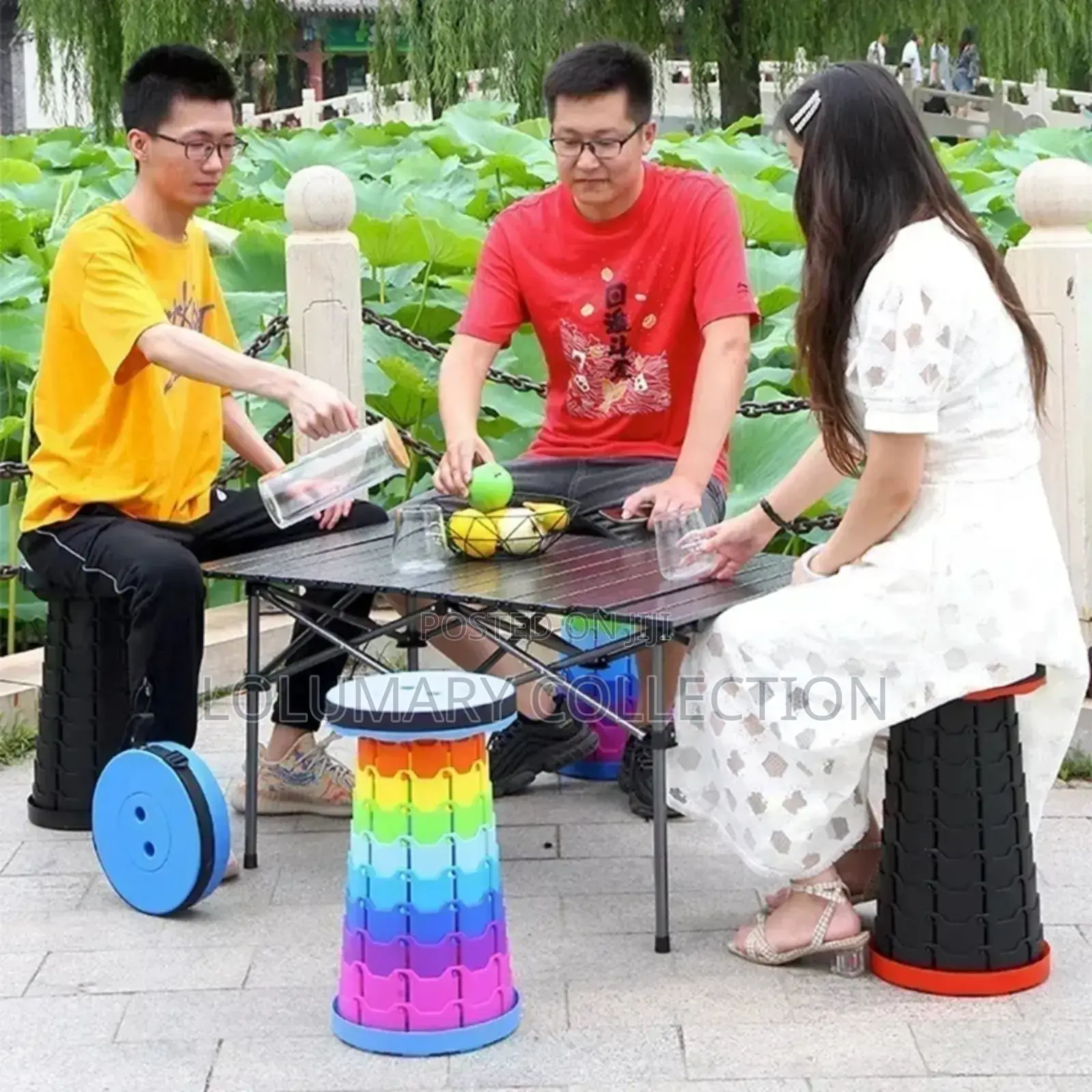 Telescopic Retractable Stool Foldable Stool