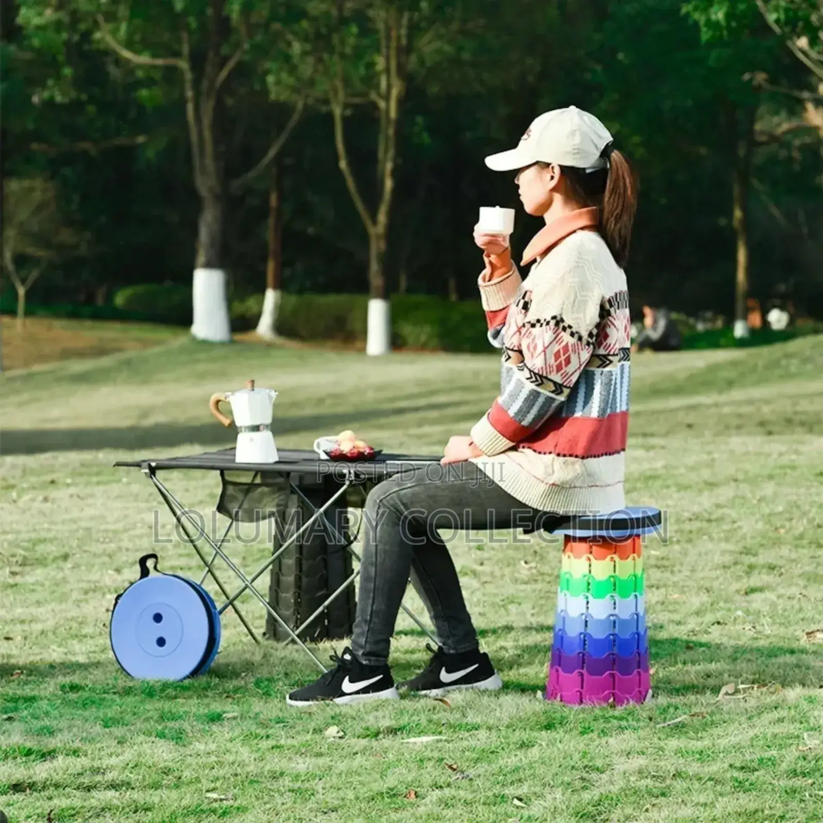 Telescopic Retractable Stool Foldable Stool