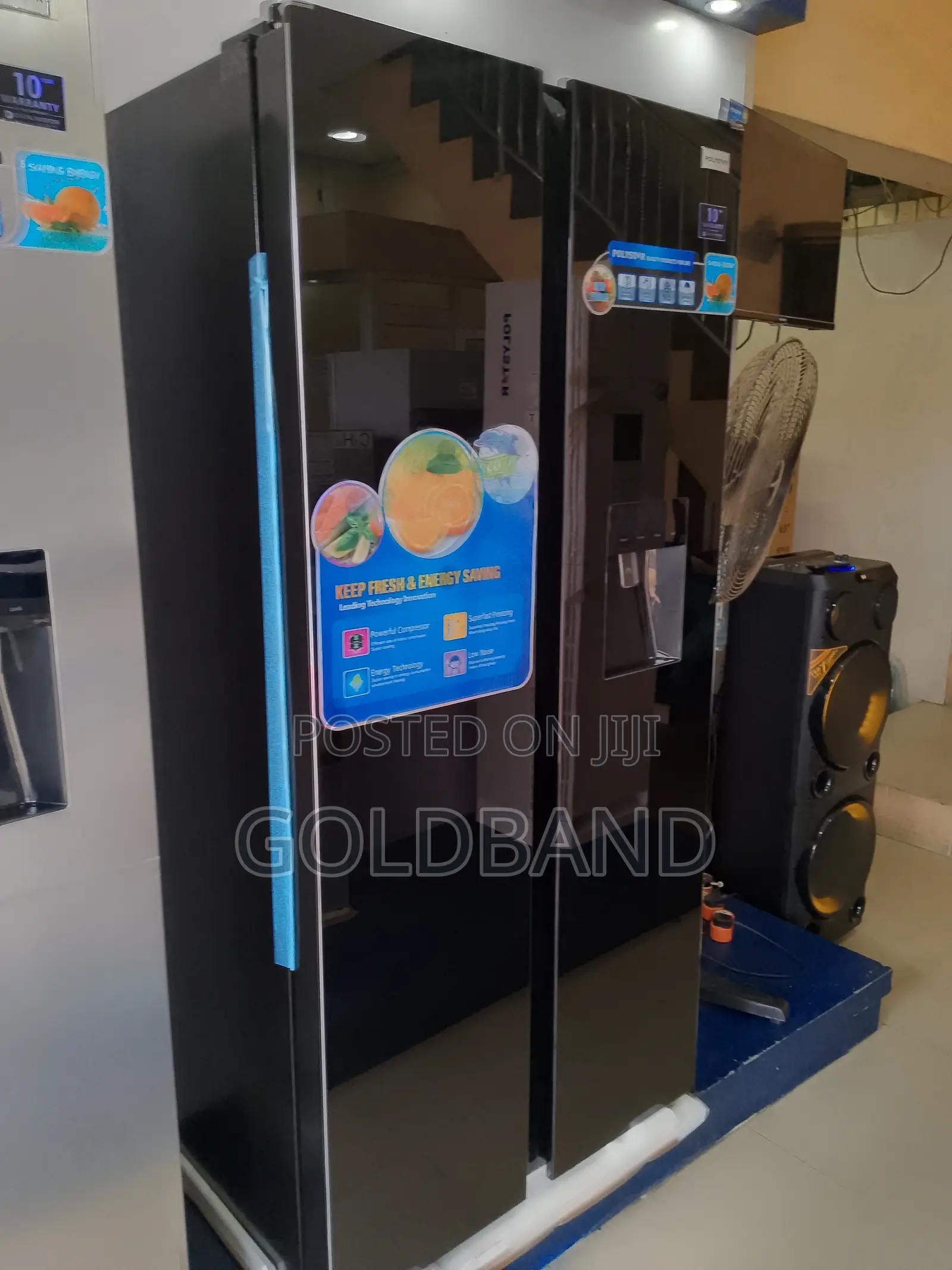 500L Polystar Side by Side Fridge "Pv-Sbs775wd-Inv"