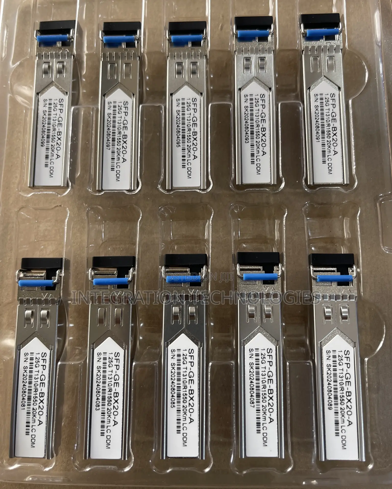 SFP-Ge-Bx20 a and B Simplex Sm 20km SFP Module