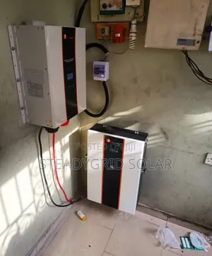 Neatly Installed 10kva/48v/10kwh Solar Powered Inverter Set