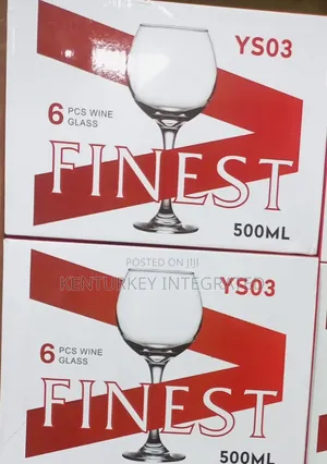 500ml Ys03 Finest 6 PCS Wine Glass