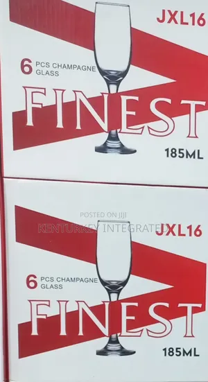 185ml Jxl16 Finest 6pcs Champagne Glass
