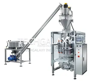Powder Packaging Machine 50g-1kg With 180 Liter Screw Feeder