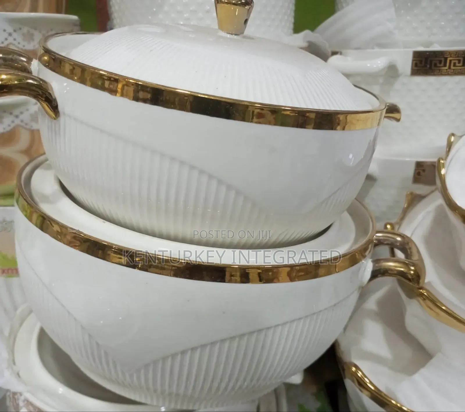 2pcs Dinner Set Food Serving Container Plates