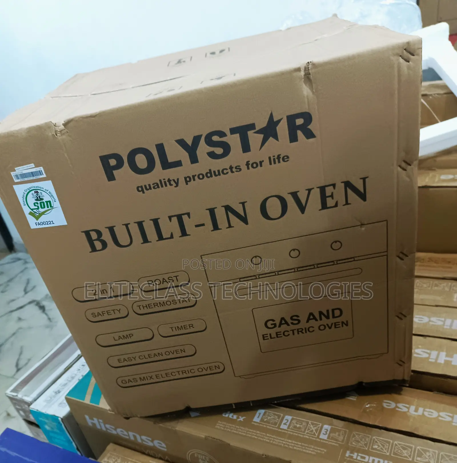 Highly Functional Polystar Built-in Oven ''Pv-Eg271bb''
