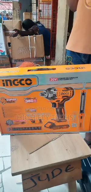 Ingco Lithium-Ion Cordless 2 Piece Combo KIT (20V)